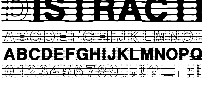 distracted musician font